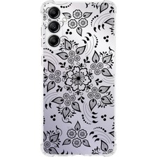 PrintiFy  Samsung Galaxy M54 Uyumlu Köşe Korumalı Antişok Kapak Nostalji Desen Tasarımlı Şeffaf Silikon Kılıf