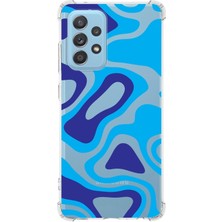 PrintiFy  Samsung Galaxy A53 Köşe Korumalı Antişok Kapak Renkli Desen Tasarımlı Şeffaf Silikon Kılıf