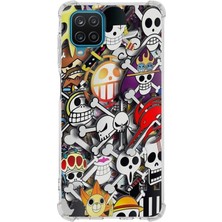 PrintiFy  Samsung Galaxy M32 Uyumlu Köşe Korumalı Antişok Kapak Anime Tasarımlı Şeffaf Kılıf