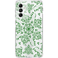 PrintiFy  Samsung Galaxy M13 Köşe Korumalı Antişok Kapak Nostalji Desen Tasarımlı Şeffaf Kılıf