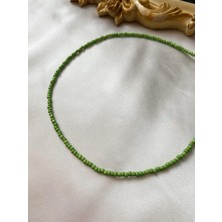 Swords Concept Yeşil Boncuk Kolye