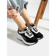 Alemdar Shoes Davina Siyah Kadın Sneakers