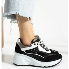 Alemdar Shoes Davina Siyah Kadın Sneakers