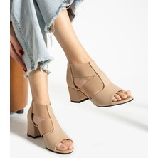 Alemdar Shoes Fancy Vizon Topuklu Kadın Ayakkabı