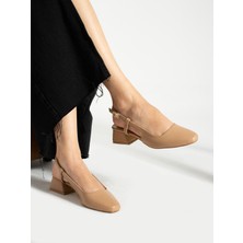 Alemdar Shoes Sofia Vizon Topuklu Kadın Ayakkabı