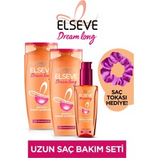 Elseve Dream Long Onarıcı Bakım Şampuanı 450 ml X2 & Dream Long Mükemmel Düz Pürüzsüzleştirici Serum