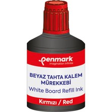 Penmark Beyaz Tahta Kalemi Mürekkebi 100ML Kırmızı