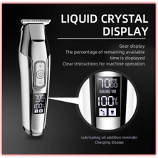 Daylink Renkstore LCD Ekran Çelik Bıçaklar Hız Ayarlı RD-200 Yüksek Güçte Kesim Saç Sakal Ense Vücut Çizim Tıraş