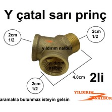 Yıldırım Nalbur Ye Çatal Sarı Prinç 1/2 2li Hat Alma Çatalı Erkek