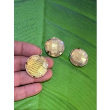 Gönülden Tasarım 3x3 cm 3 Lü Kasalı Opal Taş Seti Dikiş Giyim Aksesuarı