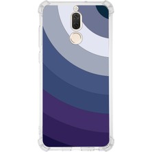 Printify Huawei Mate 10 Lite Köşe Korumalı Antişok Kapak Renk Cümbüşü Tasarımlı Şeffaf Kılıf