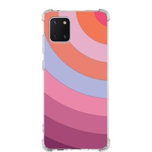 Printify Samsung Galaxy Note 10 Lite Köşe Korumalı Antişok Kapak Renk Cümbüşü Tasarımlı Silikon Kılıf