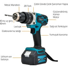 Prohummer PH-SM093 Şarjlı Ultra 4lü Set Takımı 58VF