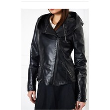 Boutique Bade Siyah  Deri Mont