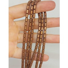 Yaşam Tohumu Hematit Taşı Dizi 4*5.5mm (48142)