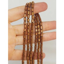 Yaşam Tohumu Hematit Taşı Dizi 4*5.5mm (48146)