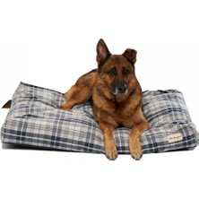 Pet Comfort Lima Varius Mavi Kareli Köpek Yatağı L 75X110CM 326107