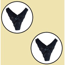 COOQPOO 2 Li Paket Dantel Külot