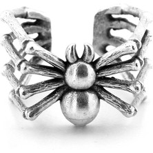 Solfera Örümcek Spider Gotik Pirinç Ayarlanabilir Erkek Yüzük RG065