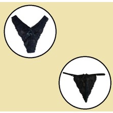 COOQPOO 2 Li Paket Dantel Külot