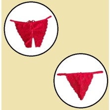 COOQPOO 2 Li Paket Dantel Külot