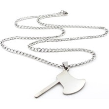 Solfera Balta Savaşçj 316L Paslanmaz Çelik Erkek Kolye Q0810