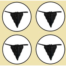 COOQPOO 4 Lü Paket Dantel Külot