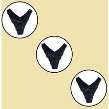 COOQPOO 3 Lü Paket Dantel Külot