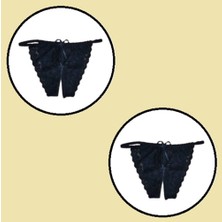 COOQPOO 2 Li Paket Dantel Külot