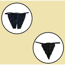 COOQPOO 2 Li Paket Dantel Külot