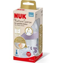 Nature Sense Sıcaklık Göstergeli Cam Biberon 120 ml