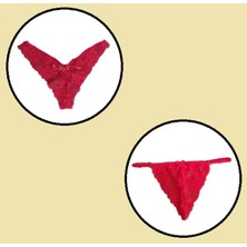 COOQPOO 2 Li Paket Dantel Külot