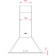 Teka - Dos 90.2 At - Duvar Tipi Country Davlumbaz - 631 M³/h - Antrasit - 90 cm - 113010010