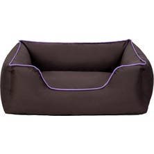 Pet Comfort Alpha  Köpek Yatağı Kahverengi W Mor Biye M 80X65CM 326107