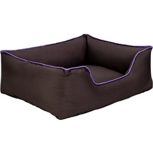 Pet Comfort Alpha  Köpek Yatağı Kahverengi W Mor Biye M 80X65CM 326107