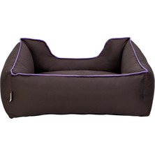 Pet Comfort Alpha  Köpek Yatağı Kahverengi W Mor Biye M 80X65CM 326107