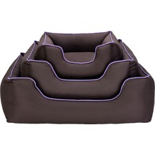 Pet Comfort Alpha  Köpek Yatağı Kahverengi W Mor Biye M 80X65CM 326107