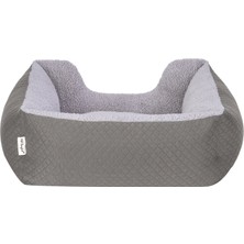 Pet Comfort Echo  Kedi ve Köpek Yatağı Gri/gri Peluş S 60X50CM 326107