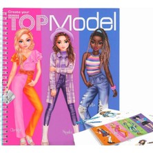 Top Modelcreate Your Topmodel Colouringtasarım Defteri