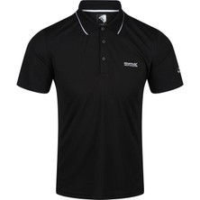 Regatta Maverik V Polo Yaka Erkek T-Shirt-Siyah