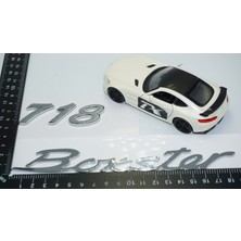 Dk Tuning Porsche 718 Boxster Bagaj 3m 3D Abs Yazı Logo Amblem Seti