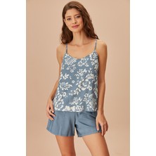 Suwen Denim Şort Takımı