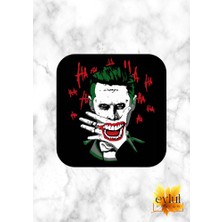 Eylül Design Joker Baskılı Özel Tasarım Baskılı Mdf Kare Bardak Altlığı
