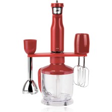 Hot Mix 1700 W Blender Seti Kırmızı