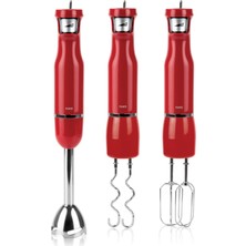 Hot Mix 1700 W Blender Seti Kırmızı