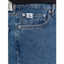 Calvin Klein Erkek Dokuma Kumaş  Normal Bel  Düz Model Lacivert Jeans J30J324968-1A4