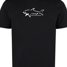 Paul & Shark  Erkek Marka Logo Detaylı Regular Fit Kısa Kollu Siyah T-Shirt 23411198-011