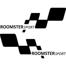 TSC Roomster Sport Etiket Yapıştırma 30CMX11CM MMD288