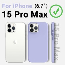 Trendtech iPhone 15 Pro Max Uyumlu Lansman Lila Kılıf