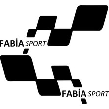 TSC Fabia Sport Etiket Yapıştırma 30CMX11CM MMD205